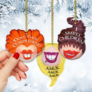 Dost Thou Comprehend, Personalized Wood Ornament, Christmas Gift - Ornament - GoDuckee