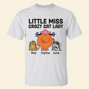 Crazy Cat Lady Personalized Cat Shirt Gift For Cat Lovers - Shirts - GoDuckee