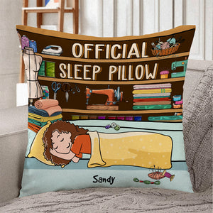 Sewing Girl Official Sleep Pillow - Personalized Pillow - Pillow - GoDuckee
