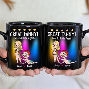 Great Fanny, Gift For Couple, Personalized Mug, Naughty Couple Mug, Anniversary Gift - Coffee Mug - GoDuckee