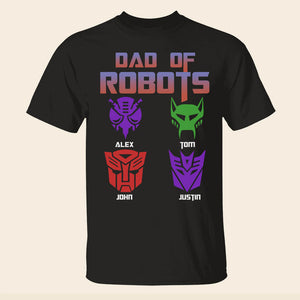 Dad Of Robots Personalized Father Shirt - Shirts - GoDuckee