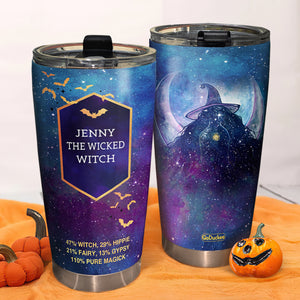 Personalized Witch Girl Tumbler, The Wicked Witch Universe, Halloween Gift for Girls - Tumbler Cup - GoDuckee