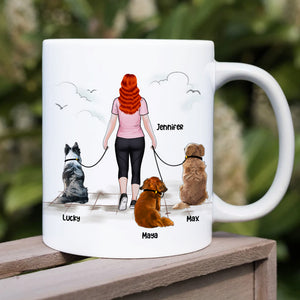 My Dogs Are the Reason, Personalized Mug, Gifts For Dog Lover - Coffee Mug - GoDuckee