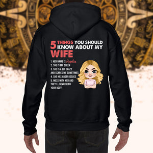 5 Things About My Wife, My Queen - Personalized Shirt For Husband - Shirts - GoDuckee