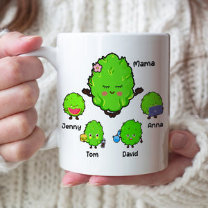 World's Dopest Mom, Personalized Mug, Gift For Mom, Mother's Day Gift, Mom's Little Buds - Coffee Mug - GoDuckee