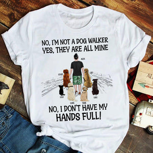 I'm A Dog Walker Personalized Shirt, Gift For Dog Lover - Shirts - GoDuckee