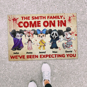We've Been Expecting You Personalized Family Door Mat Gift For Family - Doormat - GoDuckee