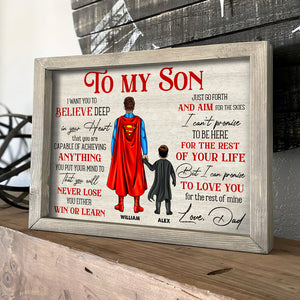 I Want You To Believe Deep In Your Heart Personalized Family Canvas Print - Poster & Canvas - GoDuckee