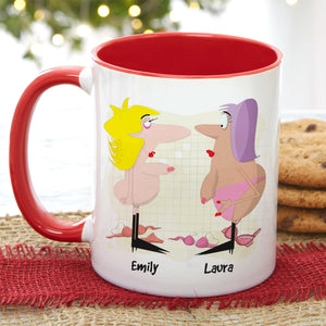 Best Friends Are Like A Good Bra, Gift For Bestie, Personalized Mug, Best Friends Mug - Coffee Mug - GoDuckee