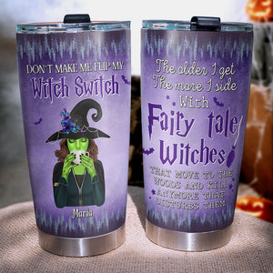 Don't Make Me Flip My Witch Switch Personalized Halloween Tumbler Cup, Gift For Girls - Tumbler Cup - GoDuckee
