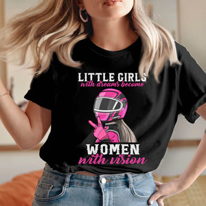 Racing Girl Little Girls With Dreams - Personalized Shirts - Shirts - GoDuckee