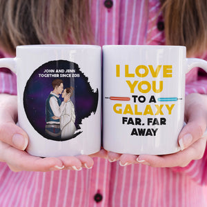Couple Happy Valentine Day 01QHQN261222TM White Mug - Coffee Mug - GoDuckee