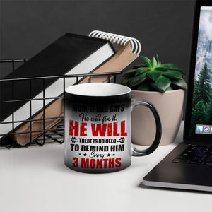 If Dad Can't Fix It We're All Screwed Personalized Mechanic Magic Mug Gift For Dad - Magic Mug - GoDuckee