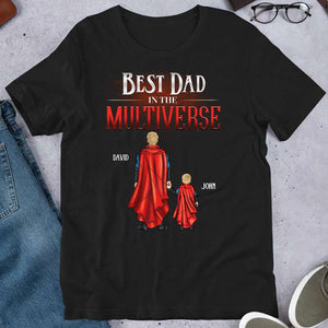 Best Dad In The Multiverse - Personalized Shirts - Gift For Dad - Shirts - GoDuckee