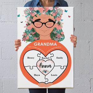 Personalized Mother's Day Canvas Print - Mom The One That Holds Us Together MOM2104 - Poster & Canvas - GoDuckee