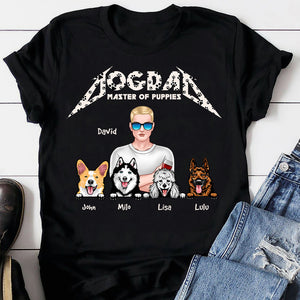 Master Of Puppies - Personalized Shirts - Gift For Dad/Mom - Shirts - GoDuckee