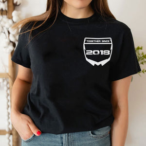 Motocross Couple Motocross Is Our Love Language Personalized Shirts - Shirts - GoDuckee