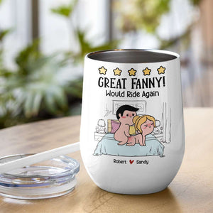 Great Fanny, Would Ride Again, Personalized Mug, Funny Gift For Couple - Coffee Mug - GoDuckee