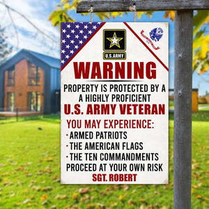 Military - 05NTQN081222 Printed Metal Sign - Metal Wall Art - GoDuckee