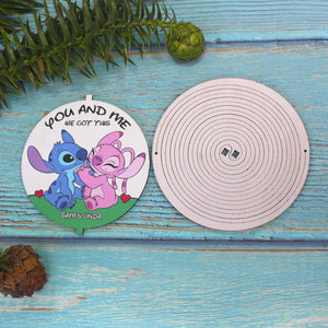 Personalized Couple Dog Cartoon Character Spiral Ornament, SORMHC, Personalized 3D Dual Spiral Ornament - Ornament - GoDuckee