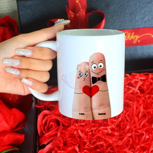 I Promise To Always Finger You Personalized Mug, Couple Gift - Coffee Mug - GoDuckee