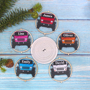 Personalized Car 3D Ornament, Christmas Tree Decor for Car Lovers - Ornament - GoDuckee