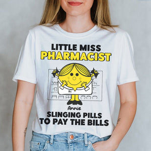 Slinging Pills To Pay The Bills, Personalized Pharmacist Shirt - Shirts - GoDuckee