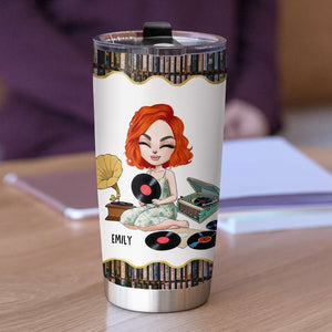 Personalized Analog Girl Tumbler - Just An Analog Girl In A Digital World - Tumbler Cup - GoDuckee