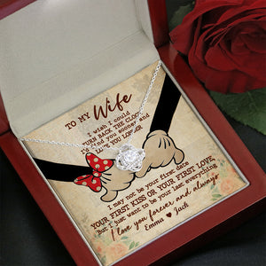 Couple I'd Find You Sooner - Personalized Love Knot Necklace - Jewelry - GoDuckee