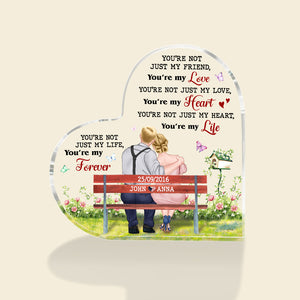You're My Forever Personalized Couple Plaque, Gift For Couple - Decorative Plaques - GoDuckee