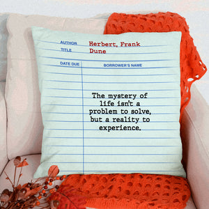 Librarian I Am Not Afraid Of Storms - Personalized Pillow - Pillow - GoDuckee