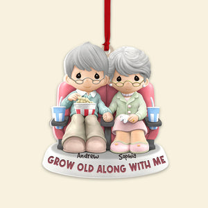 Grow Old Along With Me Personalized Movie Old Couple Ornament, Christmas Gift - Ornament - GoDuckee