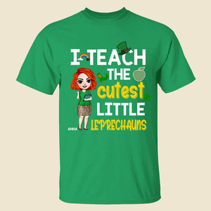 Teacher I Teach The Cutest Little Leprechauns Personalized Shirts - Shirts - GoDuckee