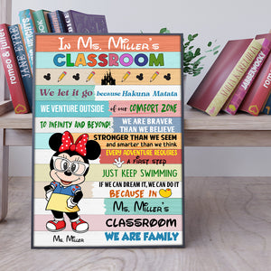 We Are Braver Than We Believe, Stronger Than We Seem, Personalized Teacher Poster - Poster & Canvas - GoDuckee