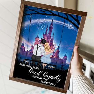 And Then They Love Happily Personalized Canvas Print, Couple Gift-1QHLH010323 - Poster & Canvas - GoDuckee