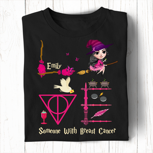 Girl Dolls Love Someone With Breast Cancer - Personalized Shirt - Gift For Awareness Month - Shirts - GoDuckee