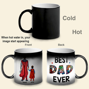 Best Dad Ever Personalized Father Magic Mug (Limited Edition) - Magic Mug - GoDuckee