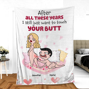 After All These Years, Gift For Couple, Personalized Blanket, Naughty Couple Blanket, Anniversary Gift - Blanket - GoDuckee
