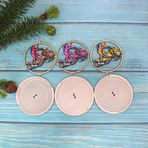 Personalized Snowmobile 3D Dual Spiral Ornament, Christmas Gift - Ornament - GoDuckee