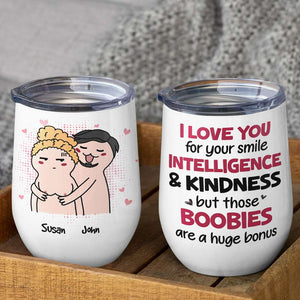 I Love You For Your Smile Intelligence And Kindness, Personalized Mug, Wine Tumbler, Accent Mug - Coffee Mug - GoDuckee