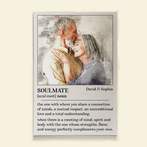 Couple Photo Personalized Canvas Poster - Poster & Canvas - GoDuckee