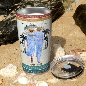 Husband and Wife Cruising Partners for Life, Personalized Cruising Couple Tumbler, Gift for Him/Her - Tumbler Cup - GoDuckee