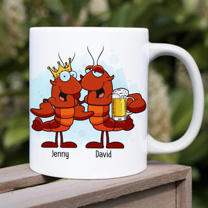 There Are Plenty Of Fish In The Sea But You Are My Lobster Personalized Mug, Gift For Couple - Coffee Mug - GoDuckee