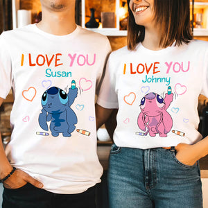 Couple Sweet Valentine's Day Shirt Hoodie Sweatshirt - Shirts - GoDuckee