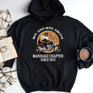 Biker Couple Marriage Chapter - Personalized Shirts - Shirts - GoDuckee