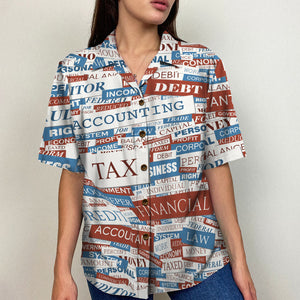 Accounting Tax Income Auditor - Hawaiian Shirt - Hawaiian Shirts - GoDuckee