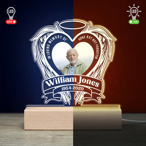 In Loving Memory Of Personalized 3d Led Light - Led Night Light - GoDuckee