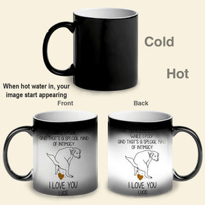 We Make Eye Contact While I Poop Personalized Dog Magic Mug - Magic Mug - GoDuckee