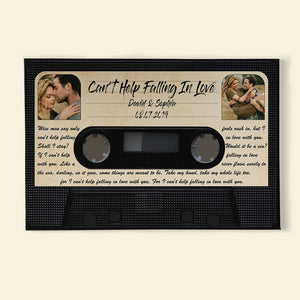 Can't Help Falling In Love, Couple Happy Day Canvas Poster - Poster & Canvas - GoDuckee