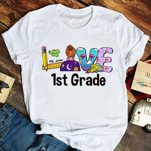 Back To School, Personalized Shirt, Gift For Teacher - Shirts - GoDuckee
